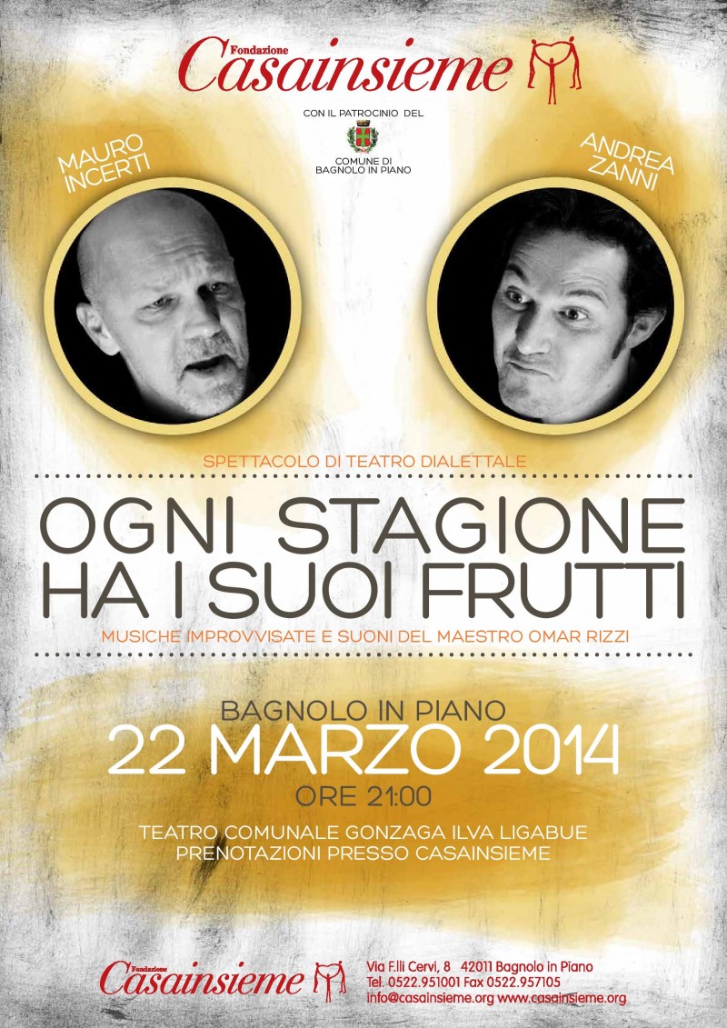Ogni stagione ha i suoi frutti – 22 Marzo 2014